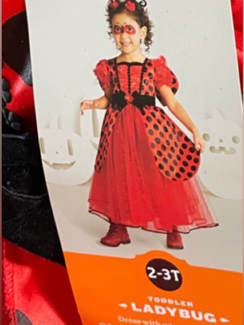 Matching? NWT Ladybug Girl Toddler Costume Dress 2t 3t Red